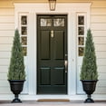 thumbnail image 7 of Garvee 4ft Artificial Cedar Topiary Tree – Faux Cypress Tree for Indoor & Outdoor Décor, Potted Evergreen Plant for Front Porch, Garden & Home, 7 of 7