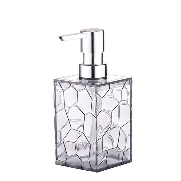 Dispensador de jabón para platos, botella de champú, botella de limpieza rellenable, jabón líquido Gris