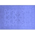 thumbnail image 1 of Ahgly Company Indoor Rectangle Oriental Blue Traditional Area Rugs, 7' x 9', 1 of 4