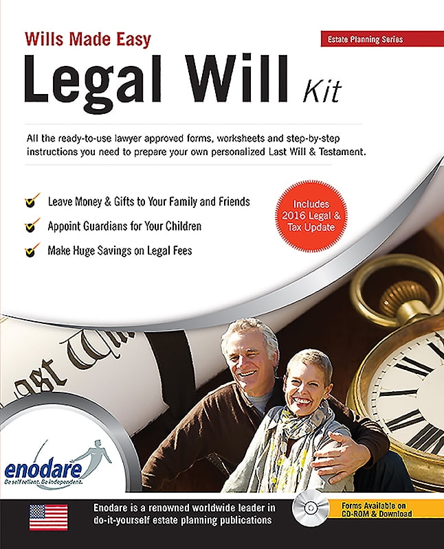 Wills Made Easy Legal Will Kit (Paperback)