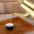 thumbnail image 3 of EeaseMX Hervidor de agua de caldera de agua de olla de té de acero inoxidable de 1.5 l. Caldera de té de alta calidad con filtro para el restaurante casero (dorado), 3 of 8