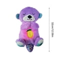 thumbnail image 3 of Máquina de sonido para bebés que calma a los bebés con juguetes de peluche portátiles con detalles sensoriales, iluminación musical y movimientos de respiración rítmica de Wuxinga, 3 of 5