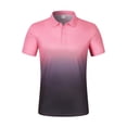 thumbnail image 1 of ameIAEA Mens Summer Short Sleeve Golf Tee Tops Casual Button Down Collared Business Shirts, 1 of 4