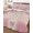 Beige, variant on Twin Quilt Bedding Set, Valentine's Day Reversible Summer Quilt 3 Pieces, Pink Bows Vintage Plaid Romantic Roses Lightweight Bedspreads Coverlets with 2 Pillow Shams for All Seasons
