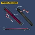 EXERAUO 10 Inch 14 AIF4 LED Trailer Tail Light Bar, Red Trailer Tail