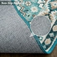 thumbnail image 5 of Area Rugs,Non-Slip Vintage Boho  Rugs,Washable Rug, Medallion Vintage Floral Distressed Area Rug,for Living Room, Bedroom, Bathroom, Kitchen, Floor Decoration Carpet Mat, 5 of 8