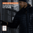 thumbnail image 5 of RefrigiWear Men's EnduraQuilt Wayfinder Jacket - Durable Insulated Workwear Coat, 5 of 7