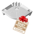 thumbnail image 1 of VuSee Estante esquinero para monitor de bebé - Sujeta de forma segura los monitores de bebé y el soporte para cámara interior - Compatible con la mayoría de los monitores de bebé - Soporte de pared pa, 1 of 5