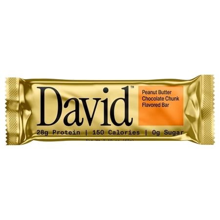 David High Protein Bar, Peanut Butter Chocolate Chunk - 28g Protein