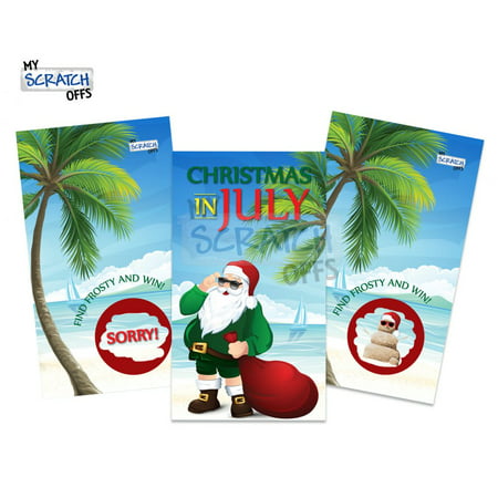 Christmas in July Scratch Off Game Card - 25 Cards (1