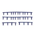 thumbnail image 2 of Badminton Racket Nylon Grommets String Protector Mitochondrial Tube Blue, 2 of 6