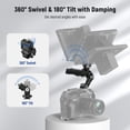 thumbnail image 4 of NEEWER Universal Camera Cage with Top Handle & Cold Shoe Monitor Mount, Arca Type Camera Gimbal Stabilizer Video Rig, Dual Handgrips & 3/8" for ARRI C, 4 of 8