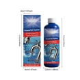 thumbnail image 2 of Powerful Pipe Cleaner Agent for Household and Commercial Use, Unclogs Sinks, Tubs, and Showers, Dissolves Grease, Hair, Soap Scum, Kills 99% of Germs, 100ml, 2 of 9