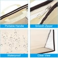 thumbnail image 4 of AVEKI Handbag Dust Bags, Clear Purse Storage Organizer S Size PVC Dustproof Handbag Cover Transparent Purse Protector, Beige 0601M, 4 of 5