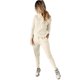 thumbnail image 2 of Gibobby Sueter Dama Conjuntos de punto para mujer, traje de cuello , de Color sólido, suéter, pantalones, traje, conjunto de dos piezas informal cálido y (Beige, M), 2 of 5