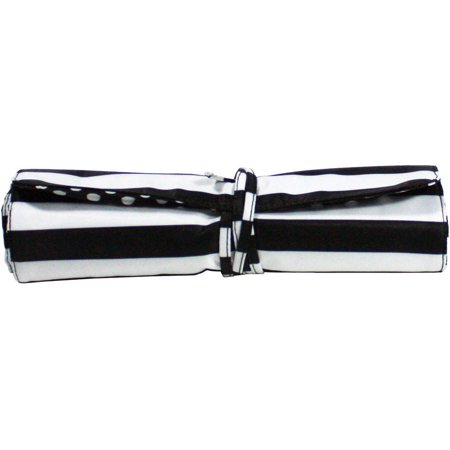 Soho Stripe Brush Roll Makeup Bag - Walmart.com