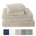 thumbnail image 2 of Great Bay Home Solid Velvet Plush Warm and Cozy Fleece Sheet Set (Full, Stone Grey), 2 of 7