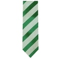 thumbnail image 3 of Jacob Alexander Boys' Prep Solid Color Tonal Stripe Neck Tie - Kelly Green, 3 of 7