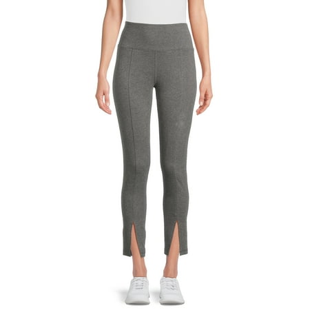 Athletic Works Women's Front Slit Leggings, Sizes XS-XL
