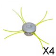 thumbnail image 1 of Colaxi 4xAluminium Alloy Weed Trimmer Head Replacement for Mower Tool Accessories 4 Pcs, 1 of 8