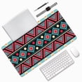 thumbnail image 2 of Large Mouse Pad, Bohemian Southwestern Native Retro Non-Slip Waterproof Rubber Keyboard Office Desk Pads Mousepad, 29.5 x 15.8 inches 3mm Thick, 2 of 7