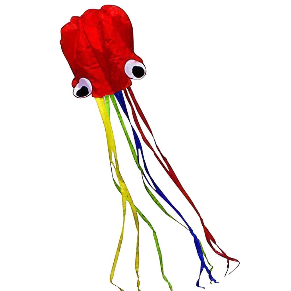 LeeQinersw Large Dragon Kite for Kids Adults Fun Outdoor Park Beach Activity Game Children Gifts with Tail Quilaty Cloth 55x47 Inch