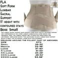 thumbnail image 2 of FLA Orthopedics 31-5501LBEG Soft Form Lumbar Sacral Support with Flexible Stays, Beige, 2 of 3