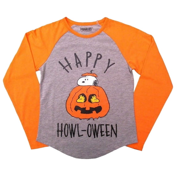 Peanuts Snoopy Girls Happy Howl-Oween Long Sleeve T-Shirt