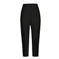 thumbnail image 5 of Mercatoo Skinny 𝗖apri Leggings for Girls Ruched Cropped Trousers Tween Dance Running Yoga Pants Athletic Leggings 𝐋ounge Pants, 5 of 6