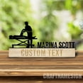 thumbnail image 3 of Craftnamesign Custom Physical Therapy Wooden Desk Name Plate, Physical Therapist Metal Nameplate, 3 of 5