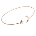 thumbnail image 3 of Brazalete abierto de Metal Hugo Simple Moon Star para mujer, 3 of 6