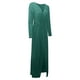 thumbnail image 4 of Vestido de cóctel Prolriy, vestidos de fiesta para mujer, lentejuelas, manga larga, cuello en V, vestido largo ajustado para discoteca con abertura, vestidos de invitada de boda para mujer 2024,, 4 of 6