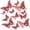 E, variant on CSCHome 36PCS PET Material Butterfly Decorations Stickers Butterfly Wall Decor Stickers for Home Events Weddings(3 sets)
