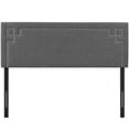 thumbnail image 4 of Hawthorne Collection Fabric Upholstered Queen Headboard in Gray, 4 of 4