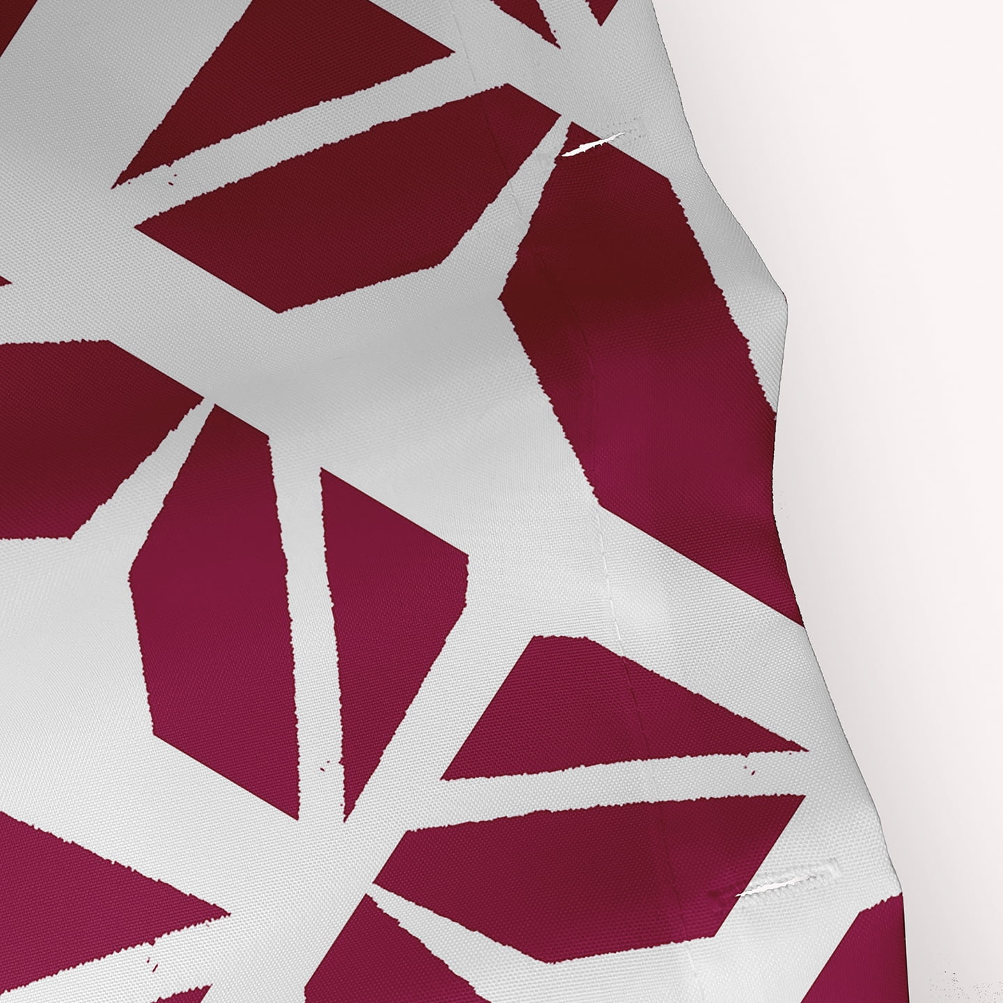 Simply Daisy 70" W x 73" L Kaleidoscope Graffiti Polyester Shower Curtain, Plum [1 Ct]