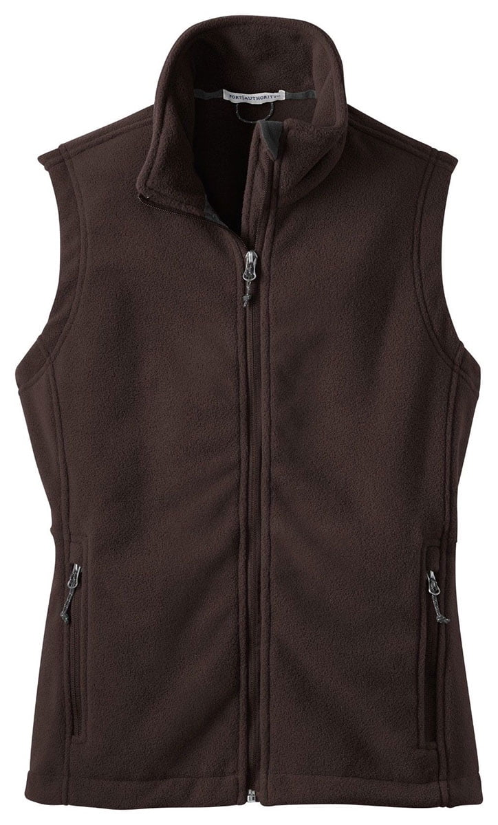 Port Authority Women's Soft Fleece Zipper Pocket Vest