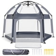thumbnail image 4 of JoyStone Pop-Up Baby Playpen, 50 x 50 In Foldable Baby Fence for Toddlers, Portable Indoor Outdoor Play Yard with Carry Bag and Stakes, 4 of 9