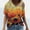 Multicolor, variant on Mqqzkk Womens Flower Printed Top Summer Casual V Neck T Shirts Fashion Ruffle Sleeve Summer Beach Blouses Shirts