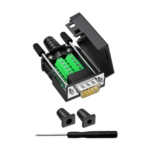 YIOVVOM Adaptador Serie DB9 Macho 9 Pines Negro