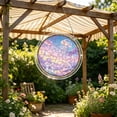 thumbnail image 7 of KOYPTL Acrylic Puzzles Suncatcher Window Hanging, 83 Pieces 7.4 Inch Sun Catcher Acrylic Puzzles Garden Decoration for Women Men Mom Birthday Romantic Gift Home Decor Pink Purple, 7 of 7