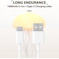 thumbnail image 4 of Lampe Jellyfish, Veilleuse RVB à 7 Couleurs avec Commande Vocale, Rechargeable, 4 of 6