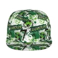 thumbnail image 2 of Fotbe Football 7 Flat Bill Visor Cap Classic Snapback Hat Polyester Foam Trucker Hat Trucker Cap Adjustable Baseball Cap, 2 of 9