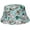 Green Flower, variant on CoCopeaunts Reversible Bucket Hat Women's Summer Cotton Comfort Quick Dry Beach Cap Floral Double Sided Wear Fisherman Hat