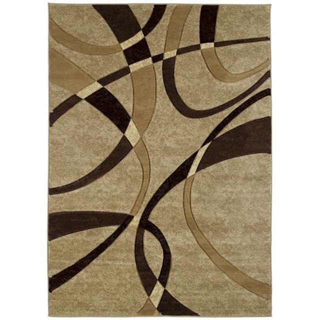 United Weavers 510 21351 24 1 Pi 10 Po x 2 Pi 8 Po Contours la Chic Accent Rug&44; Chocolat
