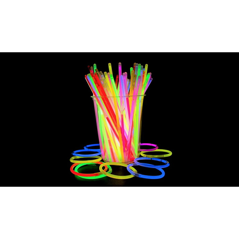 Astro Glow - Glow In The Dark Drinking Straws - 25 Pack - 9 Bright Assorted  Colors - Glows up to 8 hours - Guaranteed Satisfaction - Perfect Glow