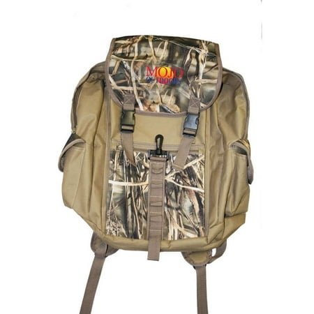 UPC: 0816740002675 | MOJO Outdoors Hunting Camouflage Backpack with Adjustable Straps