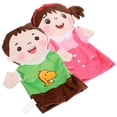 thumbnail image 5 of Assorted Color Hand Puppets for Kids and Adults Decorative Figure Puppet with PP Cotton and Plush 2Pcs, 5 of 5