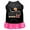 Black W/Bright Pink, variant on Pet Dog Cat Dress Screen Printed, "Derby Doll"