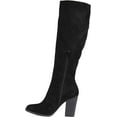 thumbnail image 3 of Women's Journee Collection Kyllie Extra Wide Calf Knee High Boot Black Faux Suede 12 M, 3 of 6