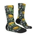 thumbnail image 4 of Yiaed Citrus Fruits Elegant Lemons Print Great elasticity Crew Socks Sports socks for Men and Women, 4 of 5